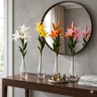 Artificial Lily Flower Stick