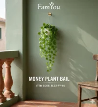 Artificial Hanging Money Plant Bail