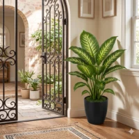 Artificial Dieffenbachia Plant