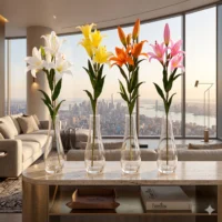 Artificial Lily Flower Stick